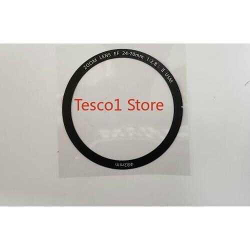 Brand new original For Canon 24-70 F2.8 II front lens ring digital ring, standard ring nameplate, repair part