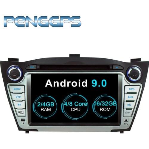 2 Din Car Radio Android 9.0 System for Hyundai Ix35 2009-2015 CD DVD Player GPS Navigation Supports Amplifier 7" IPS Screen Unit
