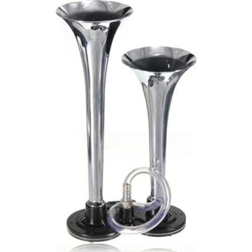 The car air 12V rl plating of motorcycle air horns high quality 105-115DB double barre pump Horn/pumps trumpet