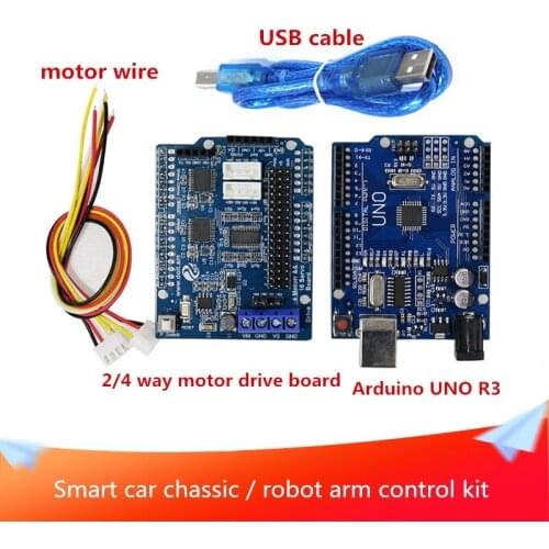 Bluetooth WiFi Handle Car Chassic/Smart Robot Arm Controller Kit Motor Driver Board UNO Board WiFi/Bluetooth Module Handle