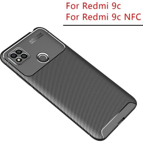 Case on redmi 9c nfc bumper cover for xiaomi ksiomi readmi 9 c c9 redmi9c protective phone coque bag silicone matte soft tpu 360