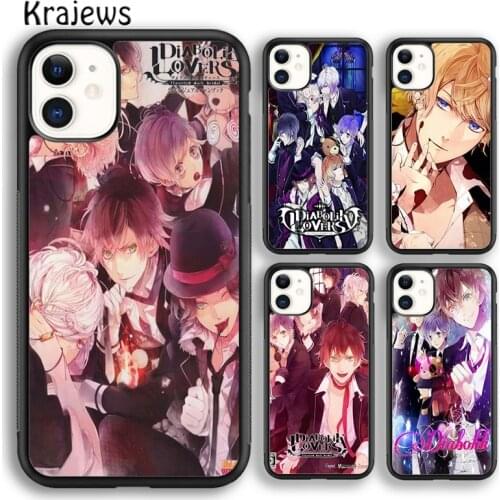 Krajews Diabolik Lovers Japan Anime Phone Case Cover For iPhone 5s SE 6s 7 8 plus X XR XS 11 12 pro max Samsung S8 S9 S10 Plus