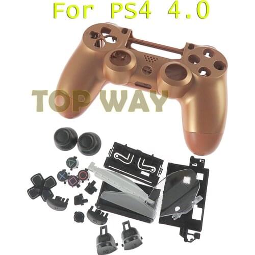 10PCS FOR PS4 PRO 4.0 Controller Full Set Housing Case Shell Cover Skin for Sony PlayStation 4 Pro PS4 PRO JDM 040 JDS 040
