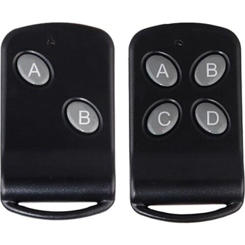 Black Remote Control RF Radio Transmitter Tx 1 Button 2 Button Black Color Wireless Remote 2260/1527 For Light Remote Switch