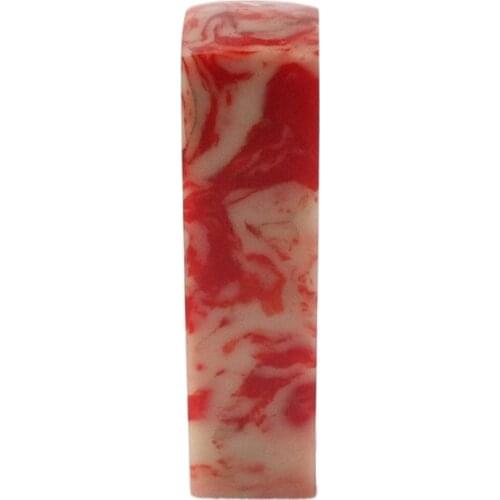 Chicken blood stone jade seal calligraphy and painting seal cutting jade seal cutting soap stone seal cutting lovers collection