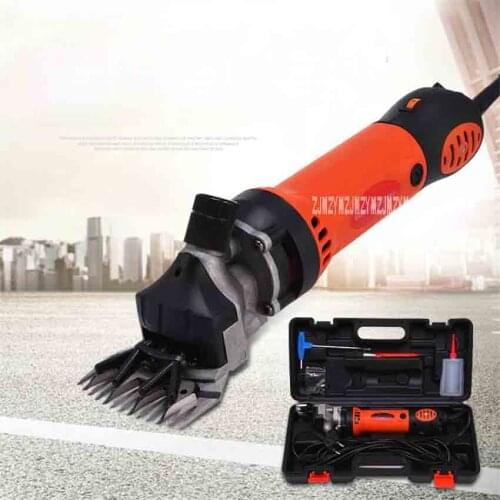 New KWN-76 Speed Adjustable Wool Scissors Electric Clipper Shearing Machine Handheld Pet Sheeping Wool Cutter 220V 750W 2400rpm