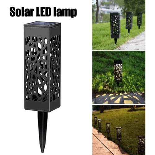 Creatives Light Control Induction Lawn Garden Light Hollow Outdoor Waterproof Solar Light Hogard