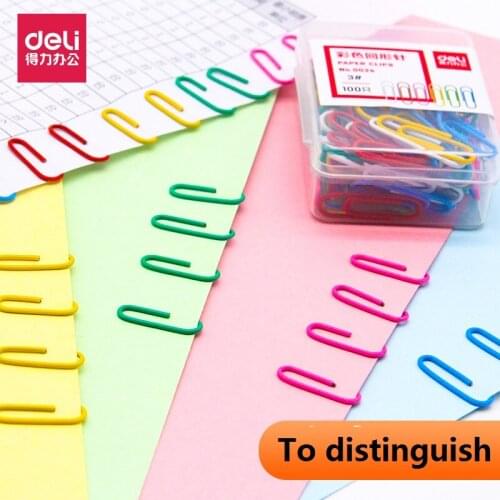 3# 1000 Pcs Metal Round Paper Clips Pin Anti-Rusted 29mm Nickel Plated Colored Dest Office Serise Accounting Tools School 0025