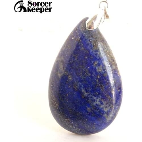 Mens Bijoux Blue Lapis Lazuli Beads Necklaces & Pendants Natural Stones Beads for Jewelry Making Accessories Womens Gift BF214