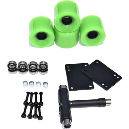 New-78A Longboard Skateboard Wheels 60X45 mm Wheel for Long Board Skateboard Multicolor Wearproof