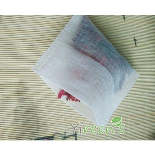 Wholesale 1000pcs 65 X 70mm Environmental Natural Corn Fiber Folding Tea Bag PLA Biodegraded Tea Filters, Herbal Tea filter bags