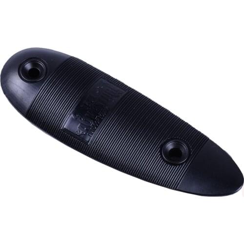 Outdoor Durable Non-Slip Ribbed Slip Plastic Recoil Pad With Screw Gun Butt Stock Gentle Cushion Push Pads Hunting Accessories