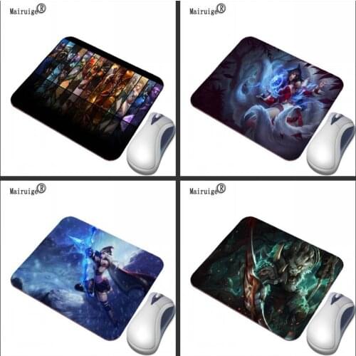 Mairuige Hot Sale Rubber Game Mouse Pad Custom 220X180MM Rubber Non-slip Rectangular Personalized Pad for Lol Tank World