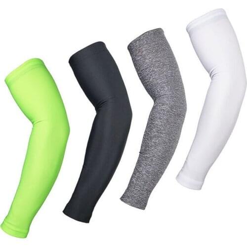 Sun Protection Arm Sleeves Running Riding Sports Quick-drying Breathable Elastic Sleeve Arm Guard Sleeve Basketball Arm Guard