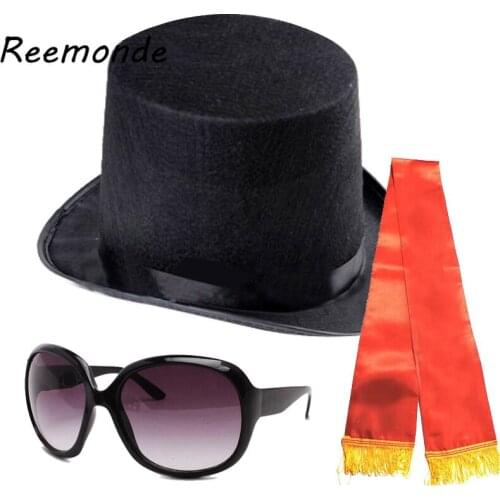 Ghana Dancing Pallbearers Cosplay Coffin Ghana Boy Dance Professional Team Cap Glasses Hat Headgear Dancing Team Accessories