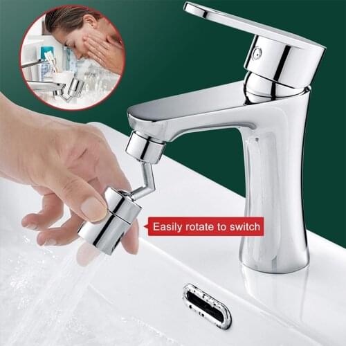 Bubbler Extender Sink Tap Kitchen Bathroom Splash Filter Faucet Leakproof 720°head Splash-proof Water Saving Outlet Universal