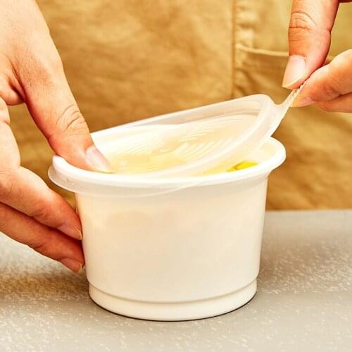 Convenient Corn Bowl Take-away Fried Chicken Bowls Restaurant Used Packing Boxes No-Wash Food Container With Cover Wrapping Case