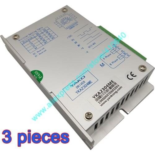 YAKO Microstep Driver YKA2304ME 12 to 40V Stepper Motor Drive for NEMA 17 to 23 Stepper Motor High performance Fault Protection