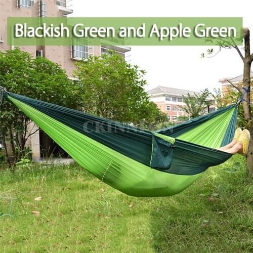 50Pcs/Lot Assorted Color Parachute Nylon Fabric Hammock With Strong Rope