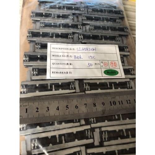 50pcs SL4582GH 6cm 60mm B10K dual channel mixer fader potentiometer A103 10K 10KX2