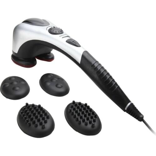 Large 2 heads intelligent cervical spine massager stick multifunctional body massage device ly-614a parents Gift free shipping