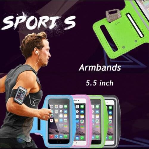 Phone Armband Holder Universal Outdoor Sport Armbands Running Case Jogging Gym Arm Band Pouch Bag For IPhone Xiaomi Sumsung