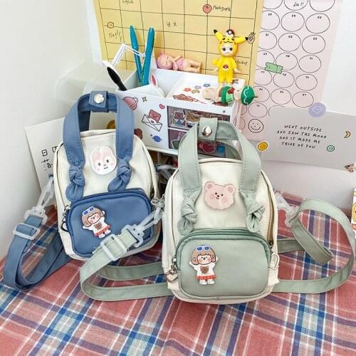 2020 Designer Handbags High Quality Women Shoulder Bag Cute Girls Canvas Messenger Bags Purse