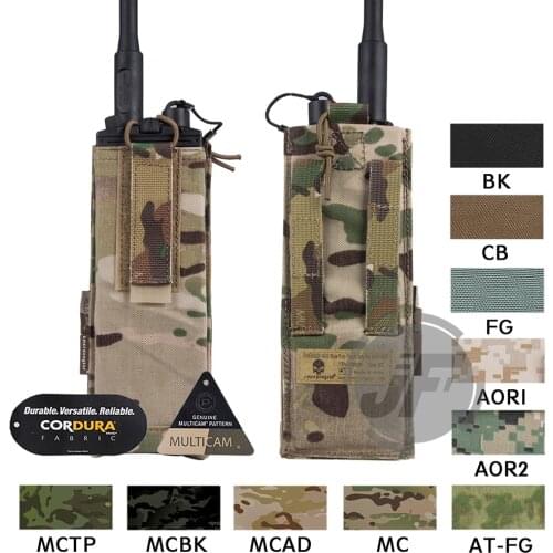 Emerson Tactical MBITR Radio Pouch EmersonGear Walkie Bag Adjustable Talkie Pocket Carrier with Hook & Loop For AVS Vest