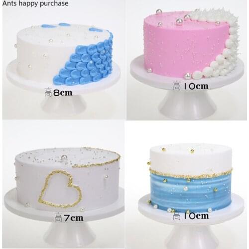 Simulation Cake Silicone Fake Cakes Cake Model Naked Embryo Window Display Samples Decorate Birthday Cakes Silicone Molds
