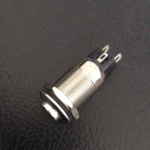 12mm high head pushbutton switch with led light