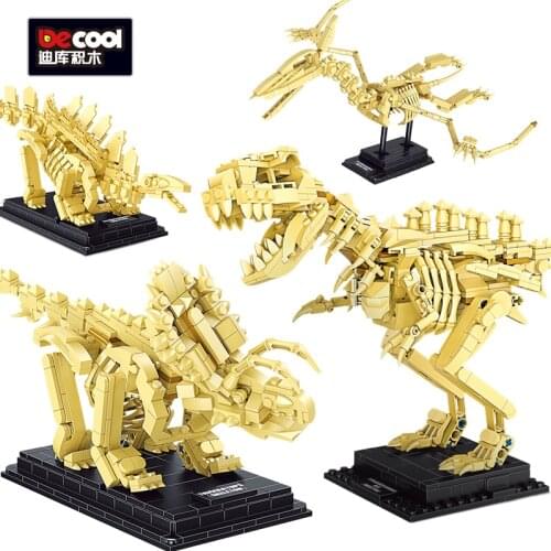 Cartoon Animals Dinosaur Frog Rabbit Diamond DIY Model Building Blocks Bricks Toys Set Mini Micro For Kid Adult Gift