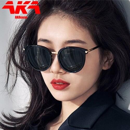 AKAgafas 2021 Colorful Women Sunglasses Round Designer Eyeglasses Men Vintage Personality Street Beat Oculos De Sol Gafas UV400
