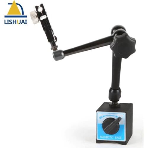 LISHUAI magnetic stand for digital dial indicator gauge Full Adjustable Dial Gauge magnetic base stand holder WCE-D