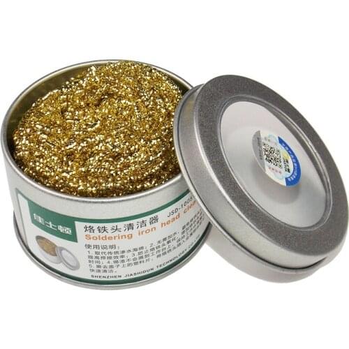 Soldering Cleaner Iron Head Clean Organ Iron Cleaning Device Heater Tip Except Tin Slag Except Tin Net Clean Seat Copper Wire