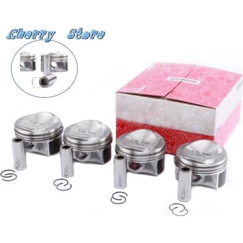 NEW 06H 107 065 BS Pistons & Rings Assembly STD 82.5mm Pin 21mm For VW Golf Passat CC AUDI A3 A4 A5 EA888 1.8T 16V 06H 198 151 C
