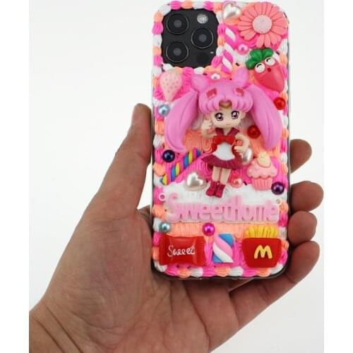 New kawaii phone case for woman iphone cases 11 pro max mini 12 13 x xsmax xr se 7 8 plus apple cover coque huawei Samsung