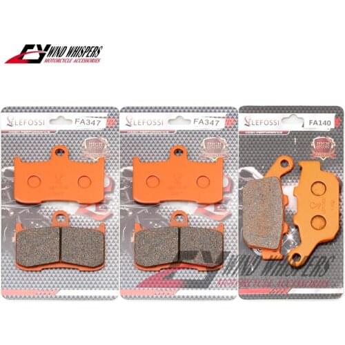 Dutch rock cotton Motorcycle Front Rear Brake Pads For Kawasaki ZR800 Z800 Z 800 2013-2014-2015-2016