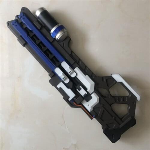 Hot Game OW About Soldier 76 Gun Cosplay PU Prop For Halloween Easter Blue Cool Battle Gun Men Male COS Heavy Use Wrist Rifle