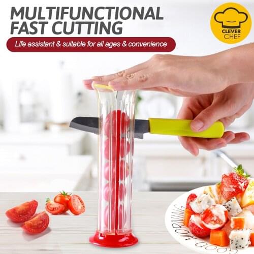 Creative kitchen gadgets fruit divider pizza cherry tomatoes slicer kitchen accessories 2021