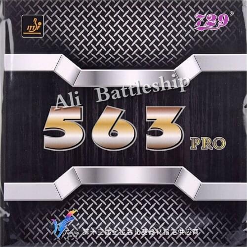 729 Friendship New 563 PRO (563 Provincial, Pips-out Special) Table Tennis Rubber attack with Ping Pong Sponge
