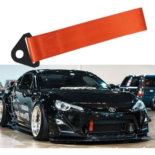 25*5cm Tow Strap Universal High Quality Racing Car Without Strap/tow Nuts Ropes/Hook/Towing and Tow Bars Screws S5N8