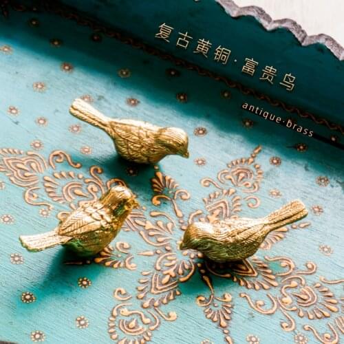 Bird shape/ Solid Brass Knobs Cupboard Pulls Drawer Knobs Kitchen Cabinet Handles American Furniture Handle Hardware