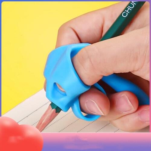 1/3 Pcs Children Writing Pencil Pen Holder Kids Learning Silicone Pen Aid Posture Correction Device For Students