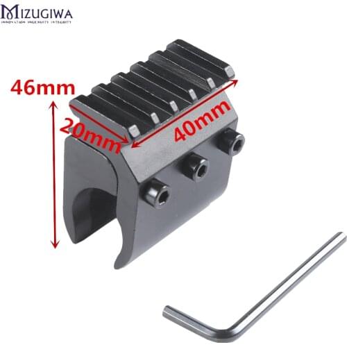 20mm Picatinny Rail Weaver Base Adapter Hunting Single Tube Rifle Gun Scope Converter Laser Sight Base Flashlight Mount