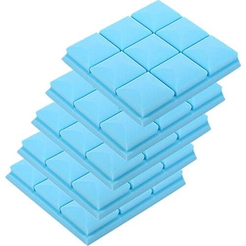 2020 New 300x300x50mm Soundproofing Foam Acoustic Foam Sound Treatment Studio Foam Insert Room Absorption Wedge Tiles Sponge