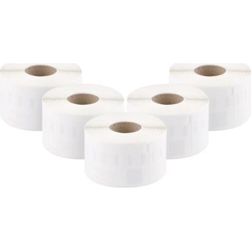 5 Roll Dymo 11356 Compatible Address Label Printer Labels Rolls - 41mm*89mm - Address Sticker- (300 Labels/Roll)