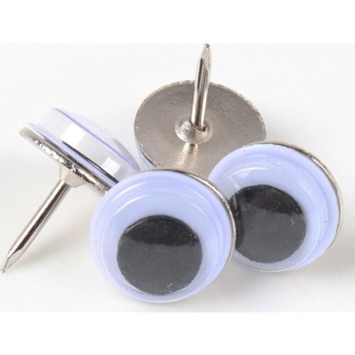 50pcs Mixed Round Eye Metal Brad Studs Spikes Scrapbooking Embellishment Fastener Brads Crafts Pushpin Decoration 10x13mm MZ7X