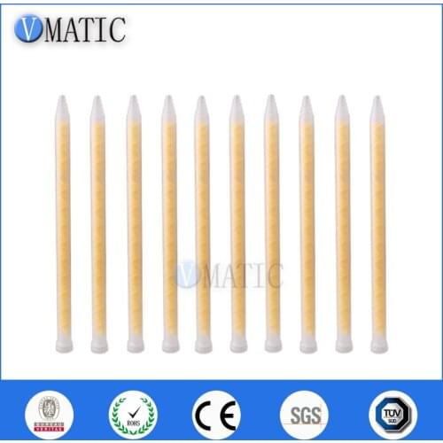 Free Shipping MS13-24 Mixing Elements Plastic Disposable Resin Nozzle Spray Nozzles Static Mixer Tube For Epoxy