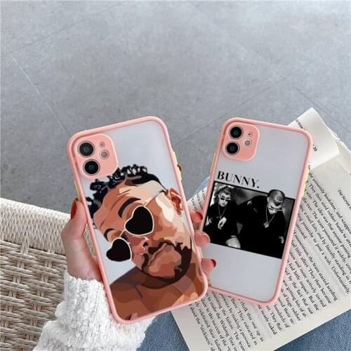 Yo Perreo Sola Bad Bunny Maluma Phone Cases Matte Transparent for iPhone 7 8 11 12 s mini pro X XS XR MAX Plus cover funda