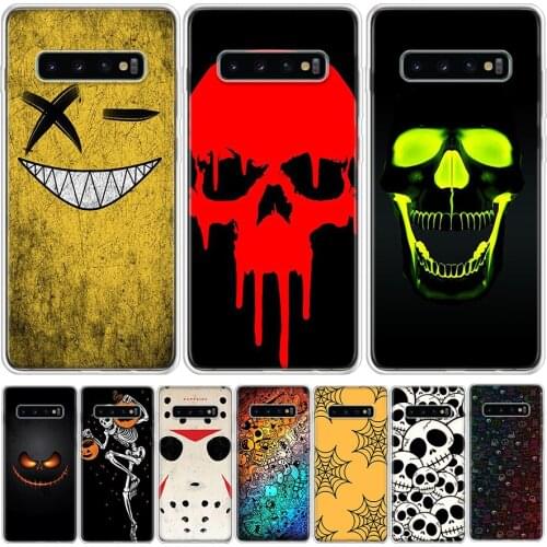Bat Skeleton Halloween pattern horror Phone Case For Samsung GalaxyA90 A71 A70 A51 A50 A41 A40 A30 A21 A10 A9 A8 A7 A6Plus M30S